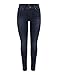 ONLY Women's ONLWAUW MID SK DNM BJ581 NOOS Jeans, Dark Blue Denim, M / 32L