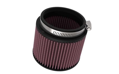 Image of K&N Universal Clamp-On Air Filter: High Performance, Premium, Washable, Replacement Engine Filter: Flange Diameter: 5 In, Filter Height: 5 In, Flange Length: 1 In, Shape: Round Tapered, RU-5109