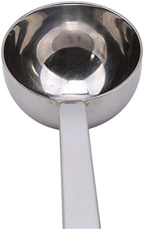 cs Cooking Spoons Metal Coffee Scoop， Thicken Stainless Steel Smooth Tablespoon Measuring Spoon Coffee Scoop Tablespoon Long Handled Spoon