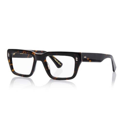 Image of Shisen Fox Habiki 2.0 Acetate Spectacles Frames for Men & Women with Demo Lenses | Classic Oval Full Rim Eyeglass Frame | Durable & Stylish Eye Frames for Men & Women