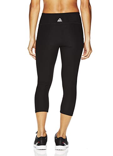 Reebok Womens Capri Seamed Compression Athletic Pants3