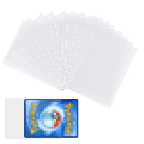 Maykafay Card Sleeves, 500 Stück Kartenhüllen Transparent, Penny Kartenfolien Kartenhüllen Sleeves, Standard Soft Kartenhüllen, Sammelkarten, Karten Hüllen für MTG Karten,Sportkarten,66 x 91 mm Maykafay Card Sleeves, 500 Stück Kartenhüllen Transparent, Penny Kartenfolien Kartenhüllen Sleeves, Standard Soft Kartenhüllen, Sammelkarten, Karten Hüllen für MTG Karten,Sportkarten,66 x 91 mm