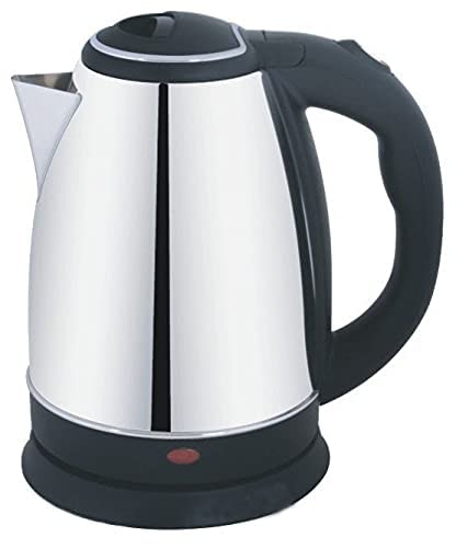 AKT Electric Kettle (EKLF001R) 1.8 LTR Double Wall 100% Food Grade 304 Stainless Steel Kettle