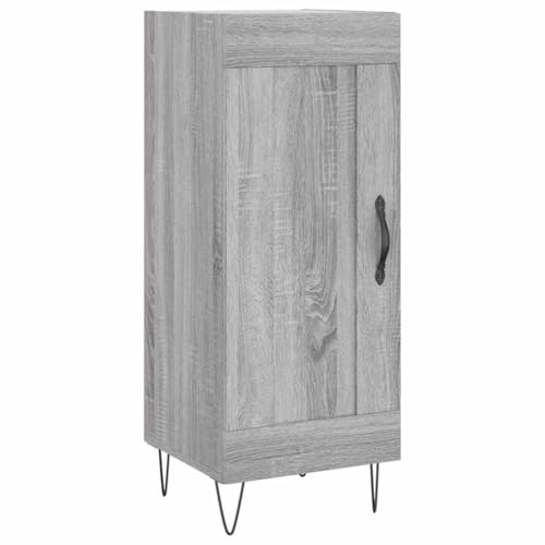 Meuble rangement compact gris pour ranger un salon encombré