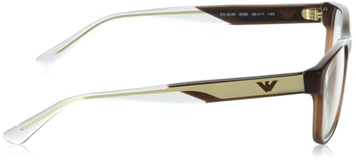 Image of Emporio Armani mens Ea3239 Rectangular Prescription Eyewear Frames
