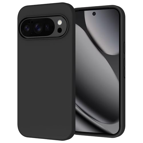 For Goolge Pixel 10 Pro XL ケース PC素材 全面保護 Lucktree Pixel 10 Pro XL 対応 保護ケース PCマット質感 耐衝撃 擦り傷防止 指紋·汚れ防止 薄型 超軽量 手触り良い 着脱簡単 (ブラック)のサムネイル