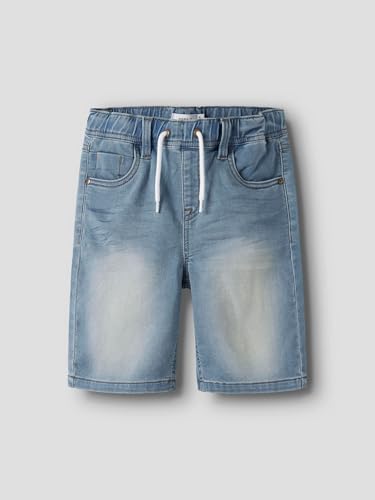 NAME IT Herren Nkmryan Dnmthayer 1611 Sw L Noos Shorts, Light Blue Denim, 158 EU
