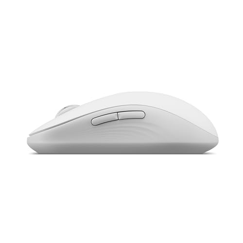 Miniatura 3 de Lenovo Yoga - Ratón Silencioso Bluetooth (Inalámbrico, Ergonómico, Ambidiestro, Sensor Óptico IR LED, 6 Botones, Rueda Desplazamiento, Conectividad Simultánea, x1 Batería AA) – Seashell
