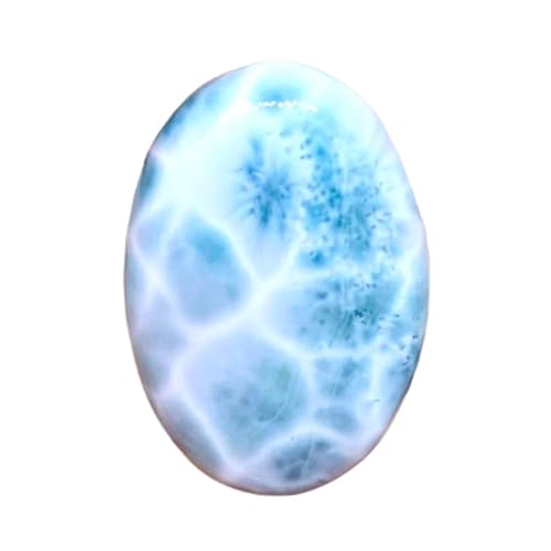 Larimar naturel GH_NAT_06470, gemme cabochon ovale de qualité