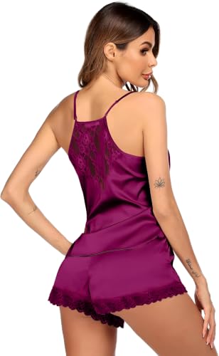 Image of BROIDEN Women's Nylon Spandex Night Suit Pyjama Sets