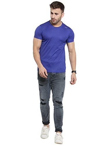 Image of AWG ALL WEATHER GEAR Men's Round Neck Half Sleeves, Lightweight Quick Dry Regular Dry Fit Sports T-shirt