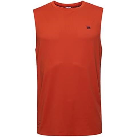Superdry Men's Train Vest in Burnt Ochre Cover