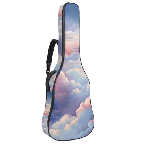 Housse de guitare acoustique 41 pouces anti-pluie avec grand sac de transport