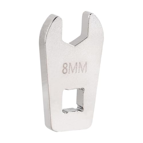 syayw Cabezal de llave abierta, herramienta de apertura de llave inglesa de 8 mm, herramientas de reparación de tornillos de frenos hidráulicos para llaves de 1/4