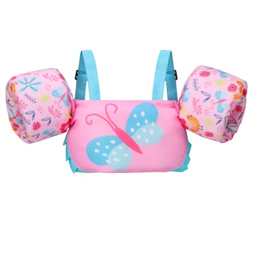 Image of Gogokids Toddler Swim Vest, Toddler Floaties for 30-66 Pounds Kids, Kids Swim Jacket with Shoulder Harness Water Wings for 2-6 Years Old Boys and Girls Learn to Swim