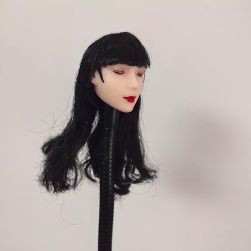 Tête 1/6 femme yeux clos résout le manque d'expression de vos figurines 12" - 4