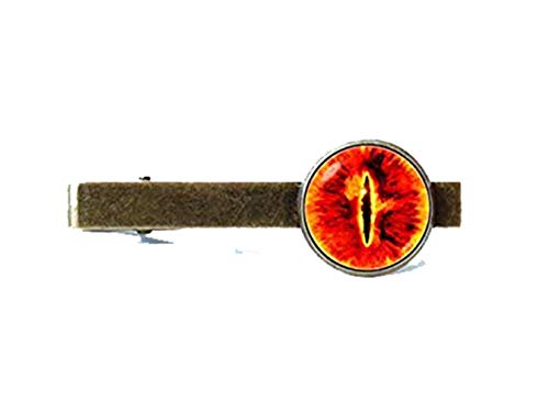 eye sauron tie clip monster eye tie clip fantasy gift evil tie bar eye jewelry eye sauron jewelry fantasy tie clip legend tie clip orangegift of love