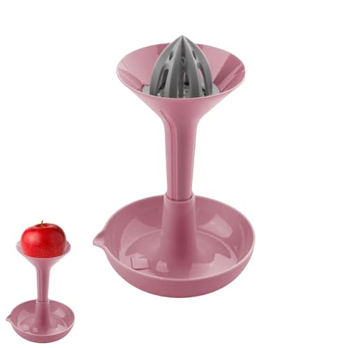 Spremifrutta, Spremisucco | Spremilimone manuale rotante - Alesatore con pressa rotante multifunzionale, spremiagrumi manuale per agrumi, limone, lime, melograno