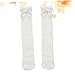 CALLARON 3pcs Long Socks for Girls Toddlers Bowknot Design Soft Cotton Socks Fashion