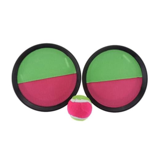 Kit 2 Raquetes com Tiras Autocolantes + Bola Esporte Infantil Pais Filhos