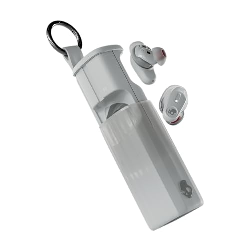 Image of Skullcandy Method 360 ANC Wireless Earbuds, Sound by Bose, Bluetooth Headphones, Premium Noise Cancelling, Up to 40 Hrs Battery, Sweat and Water Resistant, Microphone for iPhone Android - Cement