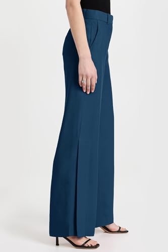 Image of Cicy Bell Womens Side Split Dress Pants Wide Leg Business Casual Trousers
