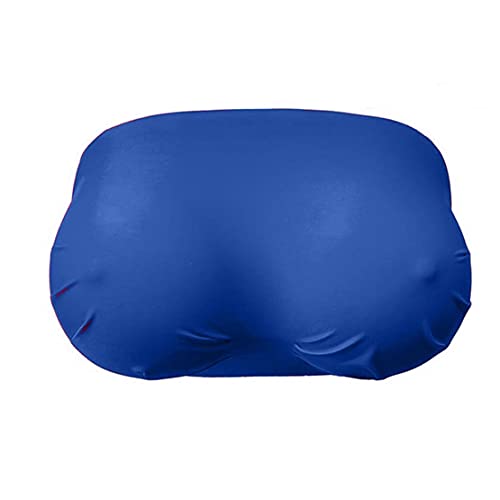 おっぱい胸枕クッション メモリーフォーム ソフトメモリーフォームの睡眠枕 雑貨 人間工学に基づいた 抱き枕 携帯枕 旅行枕 自宅勤務 オフィス用に最適 インテリア 誕生日 プレゼント 新年会 (サファイア色)