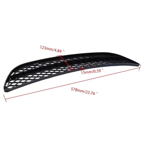 Rejilla inferior central 51117134074 para parachoques E90 E91 con ventilación óptima 3