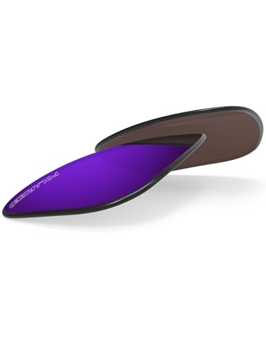 Image of BLAZERBUCK Anti-salt Polarized Replacement Lenses for Oakley Holbrook XL OO9417, Anti-Scratch, Impact Resistant & Perfectly Fit - Cosmic Purple