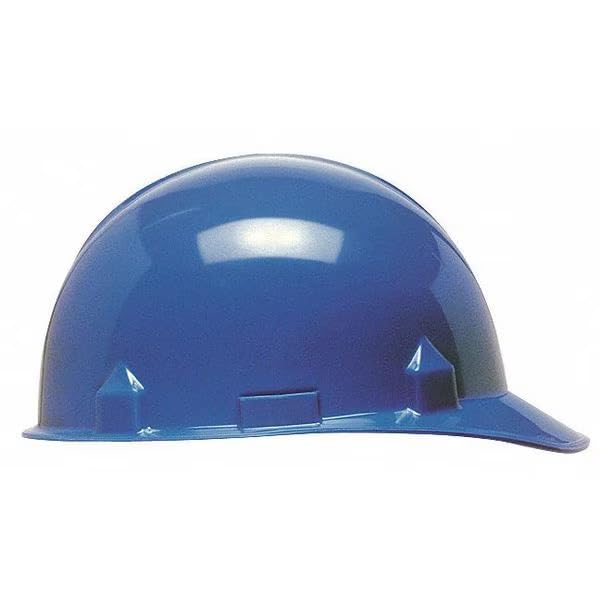 Hard Hat, Polyethylene, 4 Point Ratchet, Type 1, Class E, Blue, Mfr: 14838-A