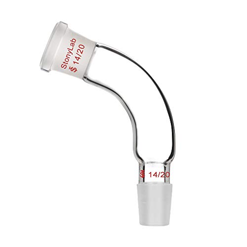 Adaptateur de distillation en verre stonylab 14/20 pour séparer vos solvants de chimie