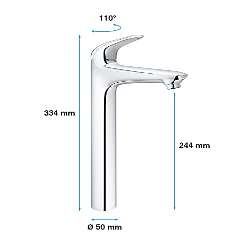 Mitigeur lavabo XL Wave chromé 23585001 robinet vasque à poser - 5