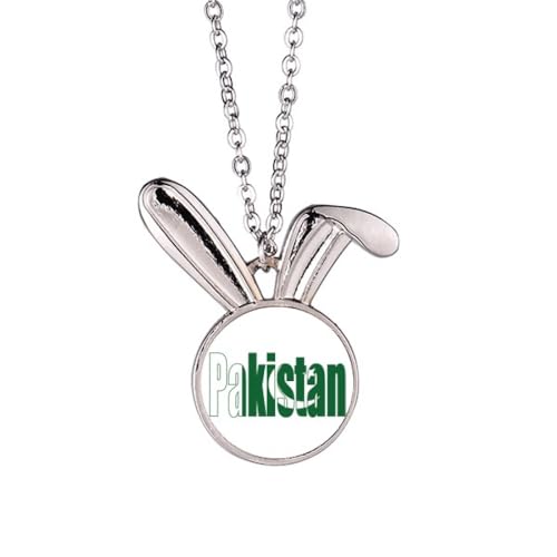 Collier drapeau du Pakistan nom de lapin pour exprimer sa fierté culturelle au quotidien