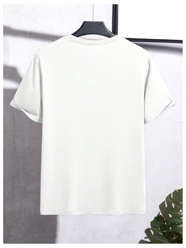 Image of RoseSeek Men's Color Block Short Sleeve Tee Shirts Casual Crewneck T Shirt Trendy Summer Tops