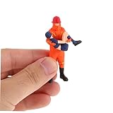 Zoom IMG-2 sosoport miniature firefighter figurines for