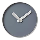Ohne Zahlen Blomus Rim Wanduhr, Grau, Klein