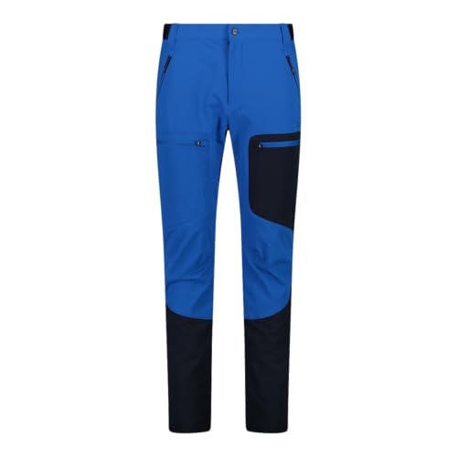Pantalon de randonnée homme CMP tissu Ripstop bleu saphir 32T2897