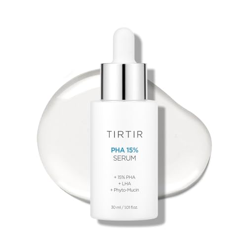 TIRTIR PHA 15% Exfoliating Serum - Hydrating Water Peeling for Smooth, Radiant Skin - Gentle PHA & LHA Formula for Sensitive Skin