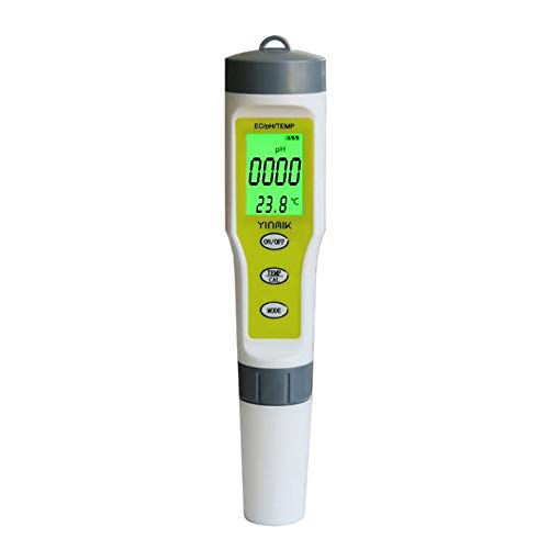 Portátil pH/CE/temp 3 en 1 Prueba de penetración de mano Ph valor de pH probador del metro de la Calidad del Agua for Piscina Inicio de Calidad del Agua
