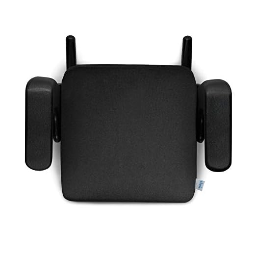 Clek Ozzi Backless Booster Car Seat with Rigid Latch, Carbon (OZ11U2-JB)