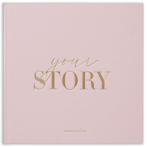 Image of Baby Girl Baby Book - Pink Baby Memory Book - Babies Record Book & Photo Album - New Mom Gift for Newborn Baby Girl or Boy, Great For Girl Baby Showers (Pink)