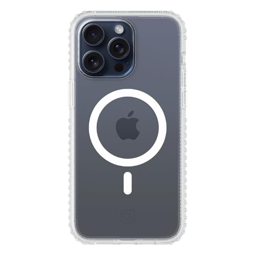 Coque MagSafe pour iPhone 15 Pro Max Incipio Grip transparente haute résistance