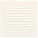 KOTARBAU® Grille de Ventilation 165 x 165 mm Blanc En Acier Galvanisé Grille D'aération avec Moustiquaire Résistante à la Corrosion