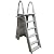 Confer Plastics A-Frame 7200 Above Ground Adjustable Pool Roll-Guard Safety Ladder