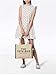 Marc Jacobs Women's The Jacquard Large Tote Bag, Warm Sand, Tan, Graphic, One Size