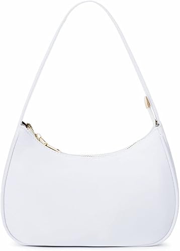 Bolsos de hombro para mujeres, lindo bolso tote tipo hobo con cierre de cremallera y mini cartera de mano