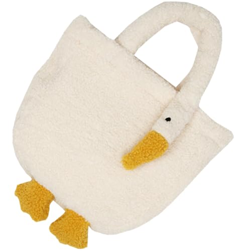 Bolsa de peluche beige para mujer: el complemento ligero y cómodo para tus viajes y trabajo