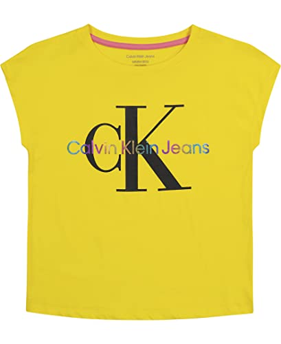 T-shirt fille Calvin Klein sans étiquette anti irritation en coton