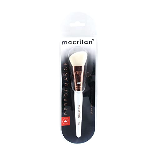 Macrilan Pincel P04 Chanfrado Para Contorno Macrilan Linha Performance - P04