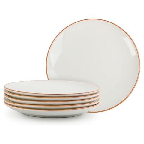 AHX 10 Inch Ceramic Dinner Plates Set Cover